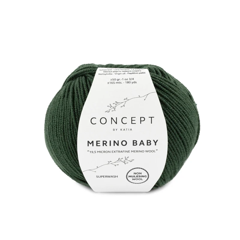 Katia Concept Merino Baby 085 Verde scuro