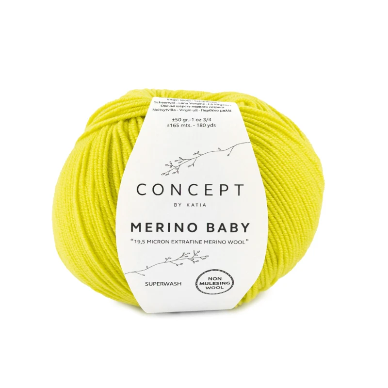 Katia Concept Merino Baby 154 Verde luminoso