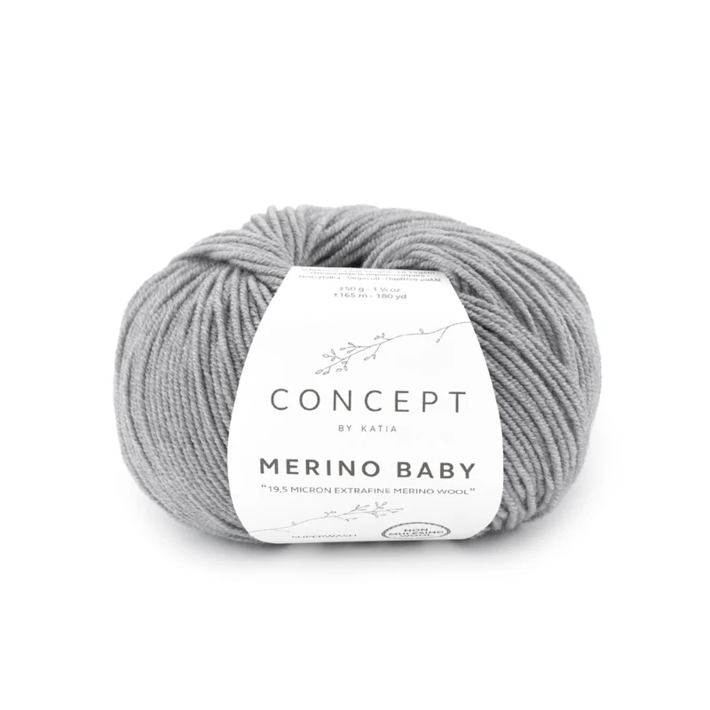 Katia Concept Merino Baby 161 Grigio medio