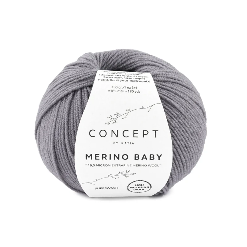Katia Concept Merino Baby 025 Grigio