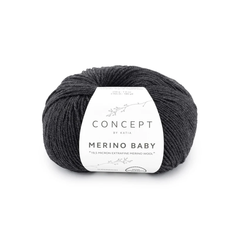 Katia Concept Merino Baby 162 Grigio scuro