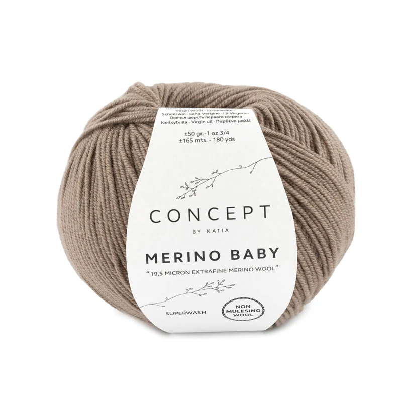 Katia Concept Merino Baby 042 Beige scuro