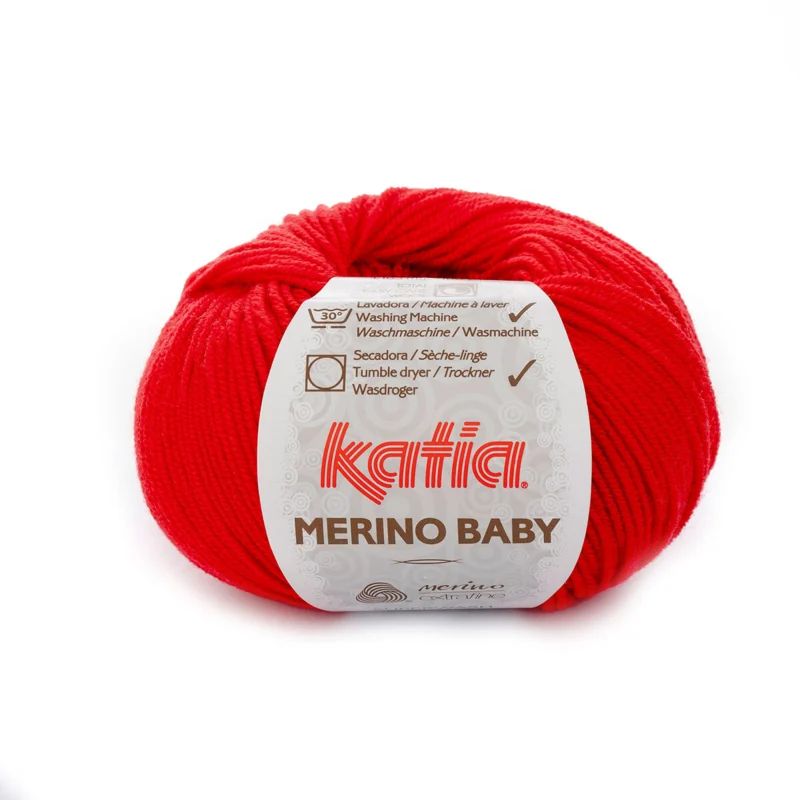Katia Merino Baby 004 Rosso