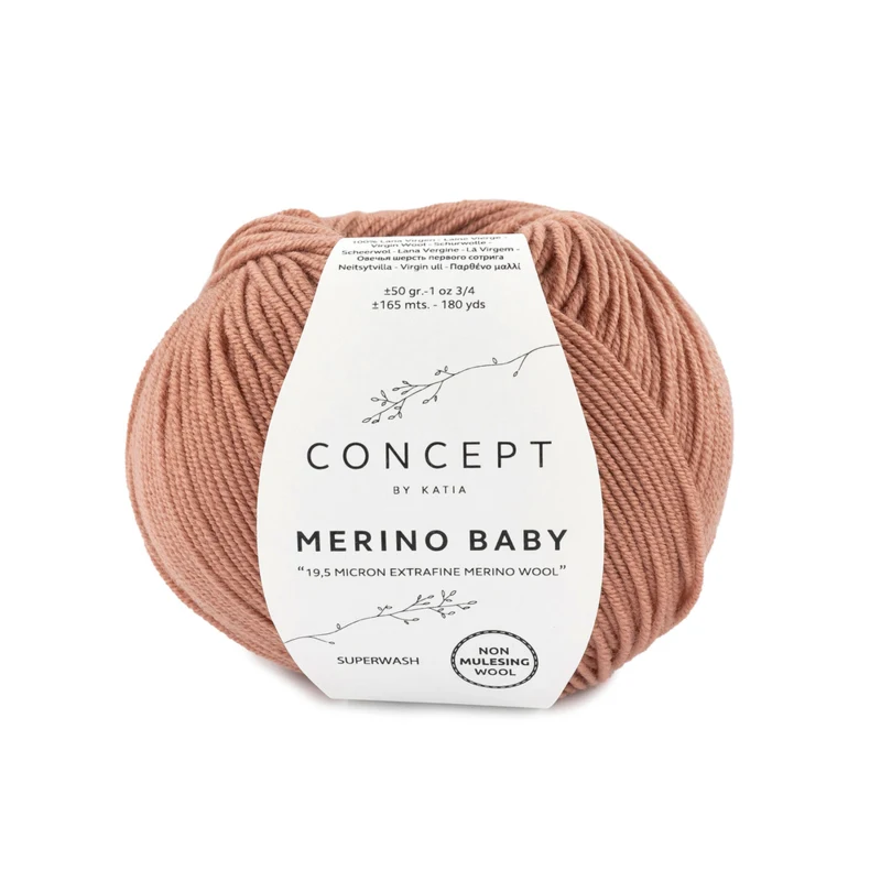 Katia Concept Merino Baby 098 Marrone terra