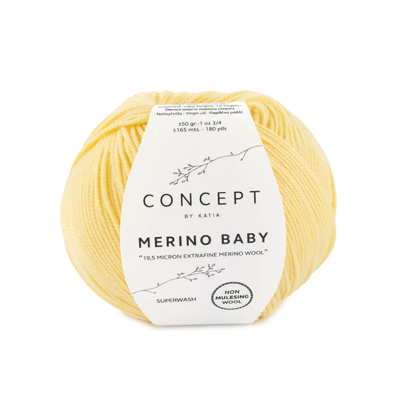 Katia Concept Merino Baby 037 Giallo