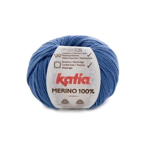 Katia Merino 100% 078 Jeans scuri