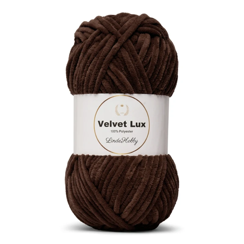 LindeHobby Velvet Lux 48 Marrone cioccolato