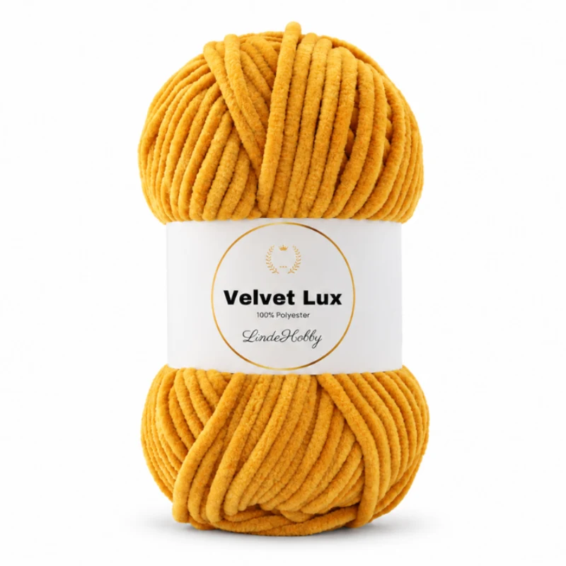 LindeHobby Velvet Lux 46 Giallo senape
