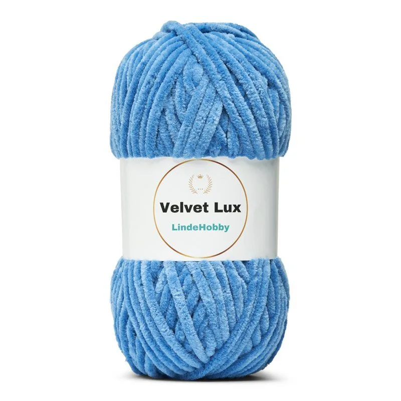 LindeHobby Velvet Lux 25 Blu denim