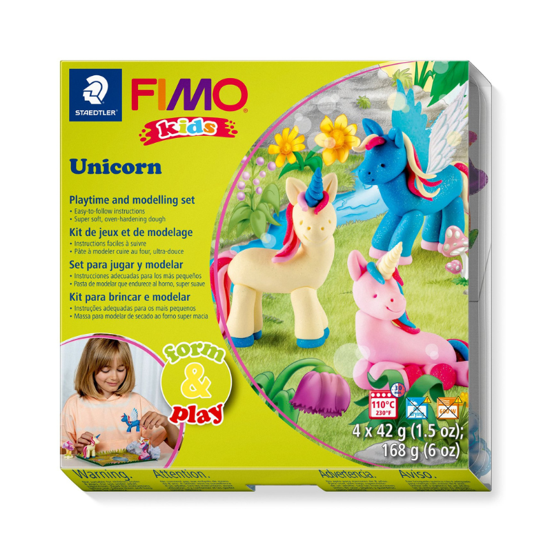 STAEDTLER Fimo Kids Form&Play Set di unicorni