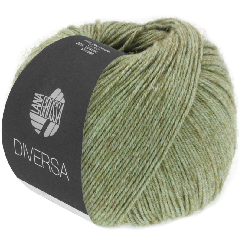 Lana Grossa Diversa 10 Grigio Verde