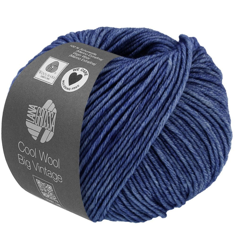 Lana Grossa Cool Wool Big Vintage 90 Fiordaliso