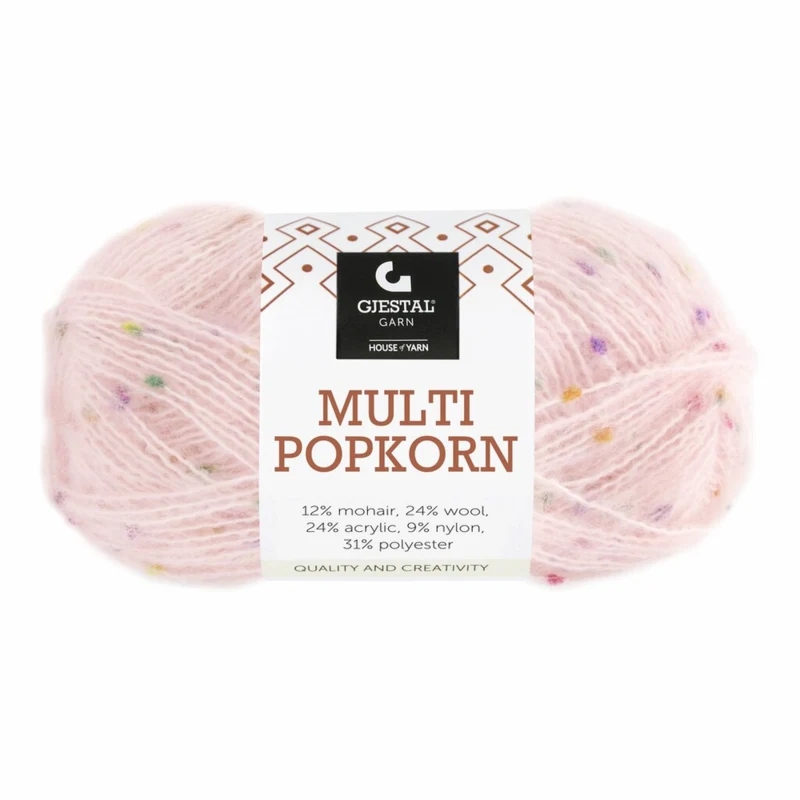 Gjestal Multi Popkorn 504 Rosa chiaro