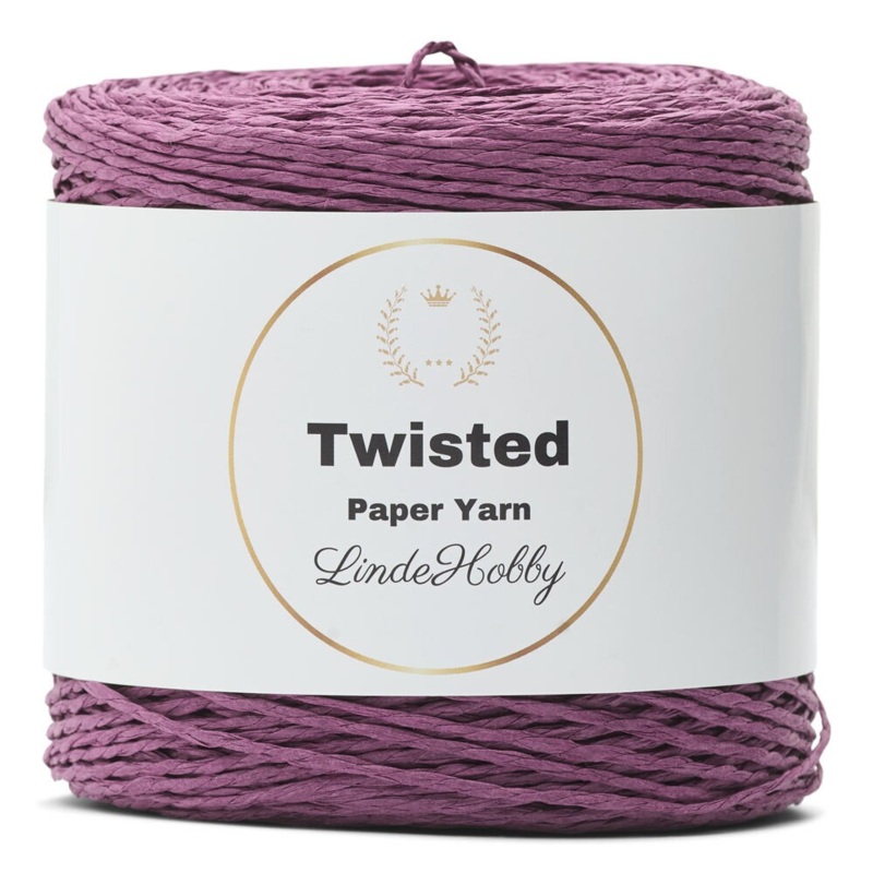 LindeHobby Twisted Paper Yarn 18 Viola