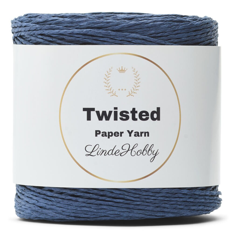 LindeHobby Twisted Paper Yarn 19 Blu navy