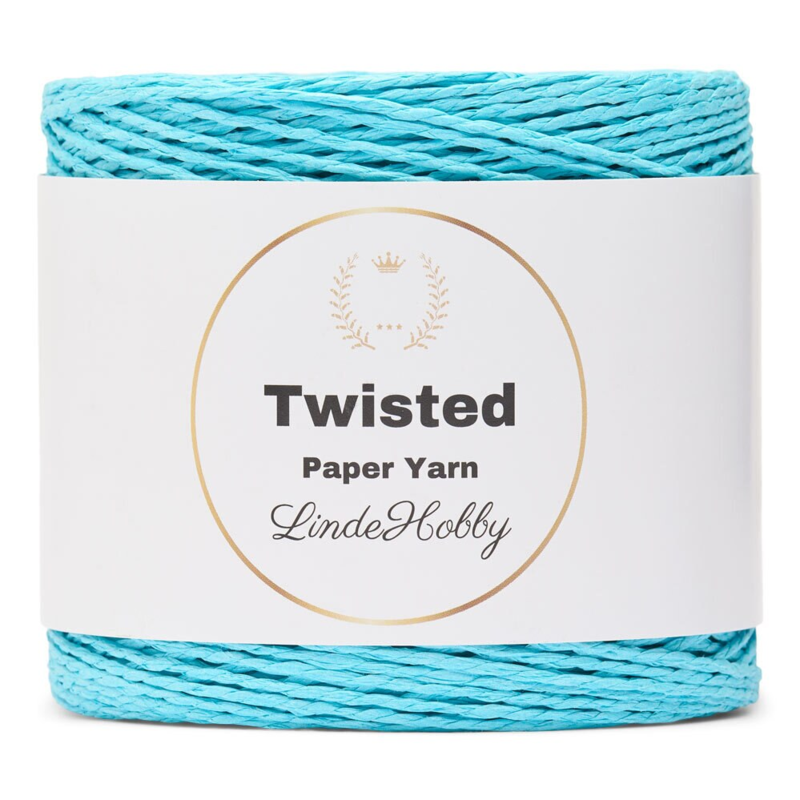 LindeHobby Twisted Paper Yarn 24 Turchese