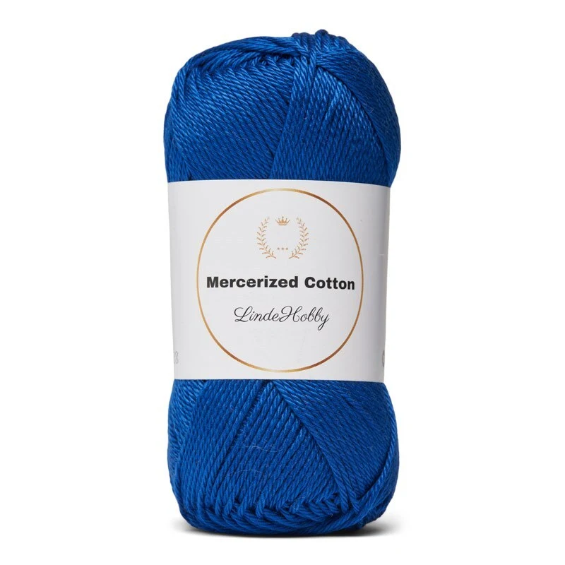 LindeHobby Mercerized Cotton 35 Blu reale