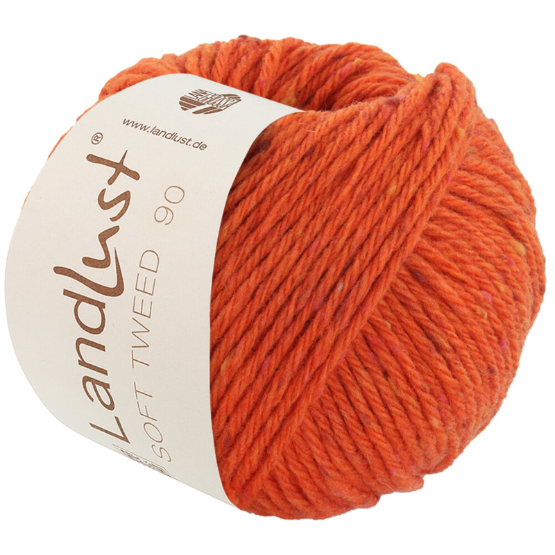 Lana Grossa Landlust Soft Tweed 90 24 Arancione melange