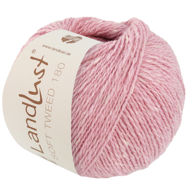 Lana Grossa Landlust Soft Tweed 180 118 Rosa melange