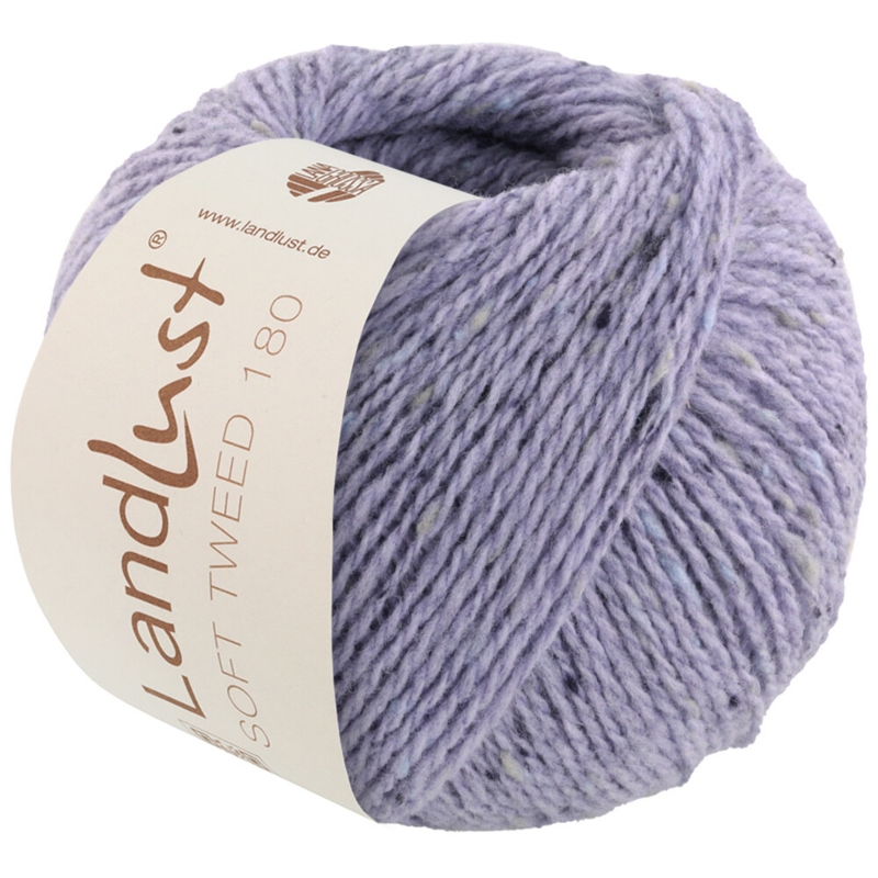 Lana Grossa Landlust Soft Tweed 180 126 Grigio blu melange