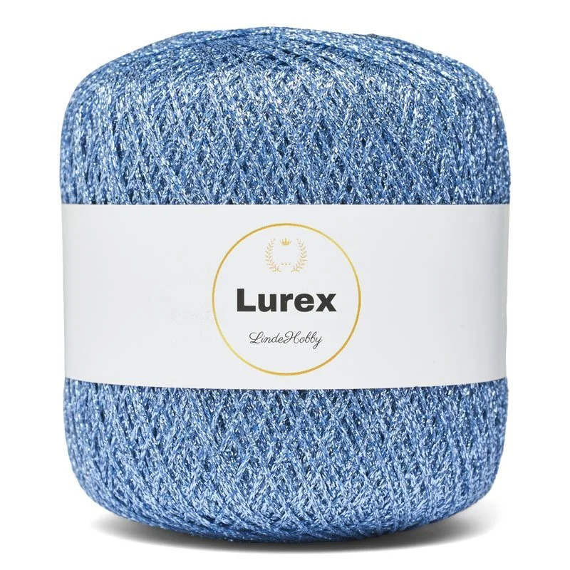 LindeHobby Lurex 16 Lys blå