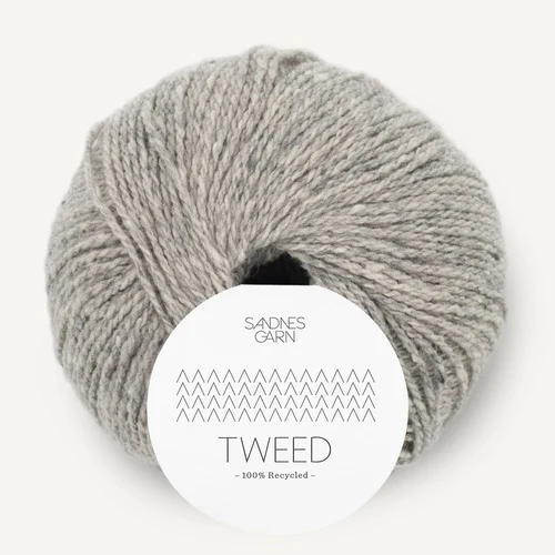 Sandnes Tweed Recycled 1085 Grigio chiaro