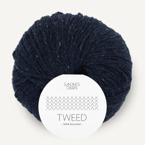 Sandnes Tweed Recycled 5585 Blu navy