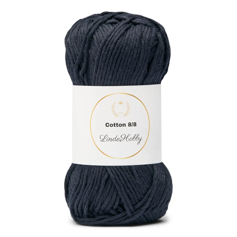 LindeHobby Cotton 8/8 015 Blue Navy