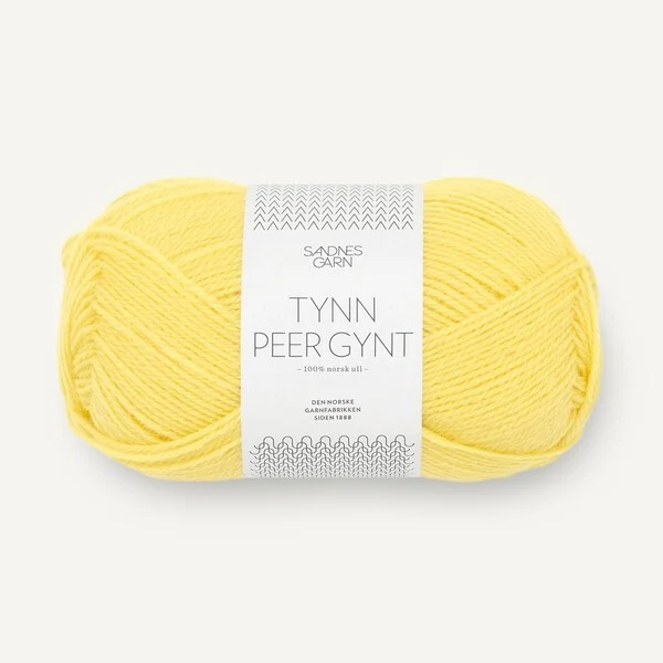 Sandnes Tynn Peer Gynt 9004 Lemon