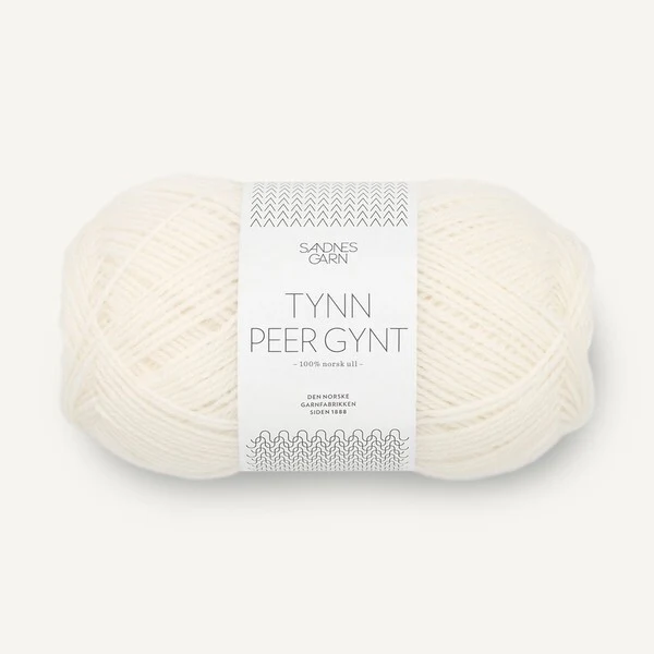 Sandnes Tynn Peer Gynt 1002 Bianco