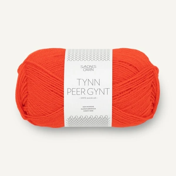 Sandnes Tynn Peer Gynt 3819 Spicy Orange
