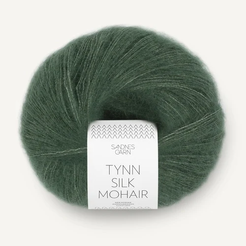 Sandnes Tynn Silk Mohair 8581 Verde Bosco Scuro