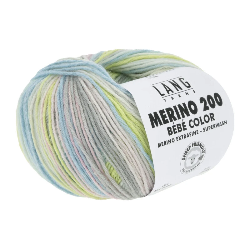 Lang Yarns MERINO 200 BEBE COLOR 452