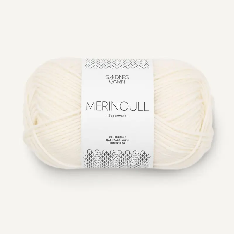 2Sandnes Merinoull 1002 Bianco