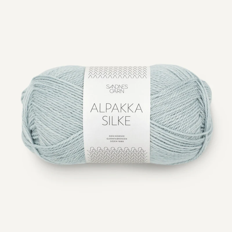 Sandnes Alpakka Silke 7521 Blu Grigio Chiaro