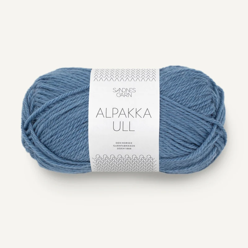 Sandnes Alpakka Ull 6052 Jeans Blu