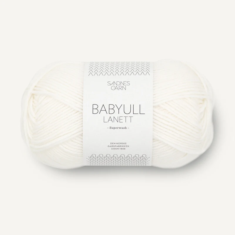 Sandnes Babyull Lanett 1001 Bianco Ottico