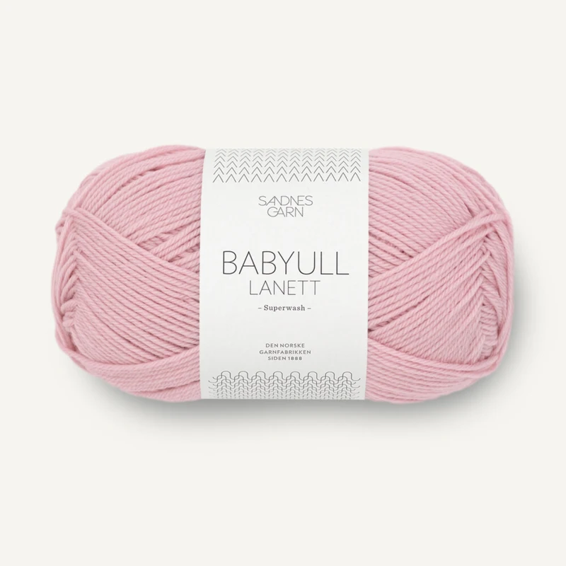 Sandnes Babyull Lanett 4312 Rosa Cipria