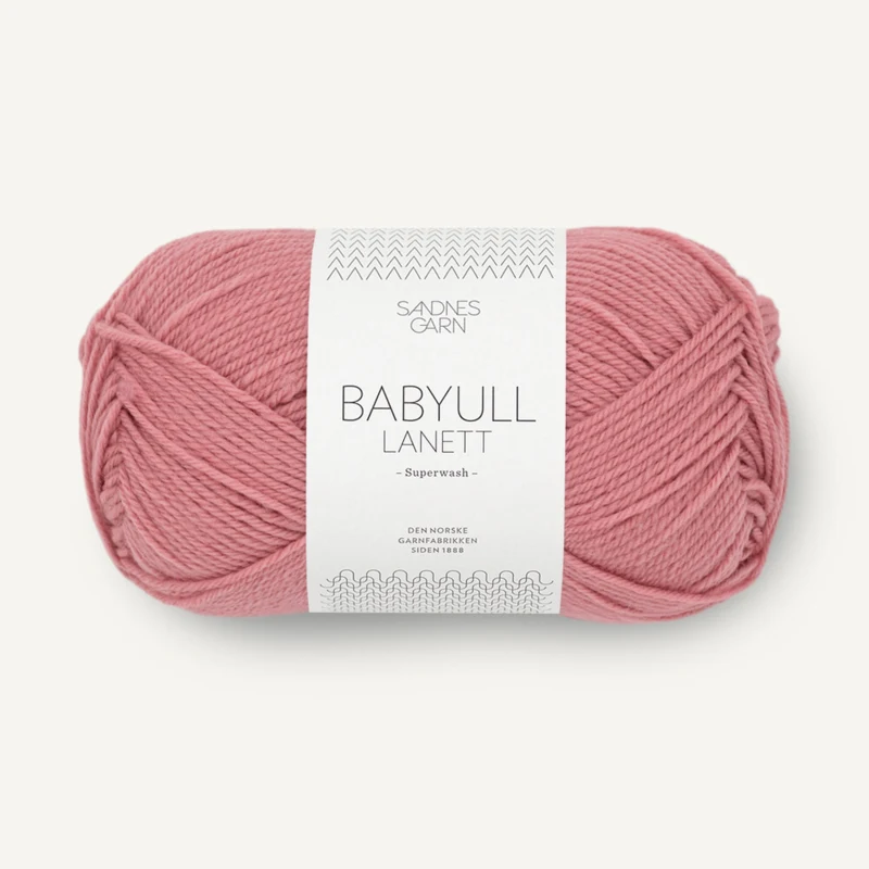 Sandnes Babyull Lanett 4023 Rosa Vecchio Polveroso