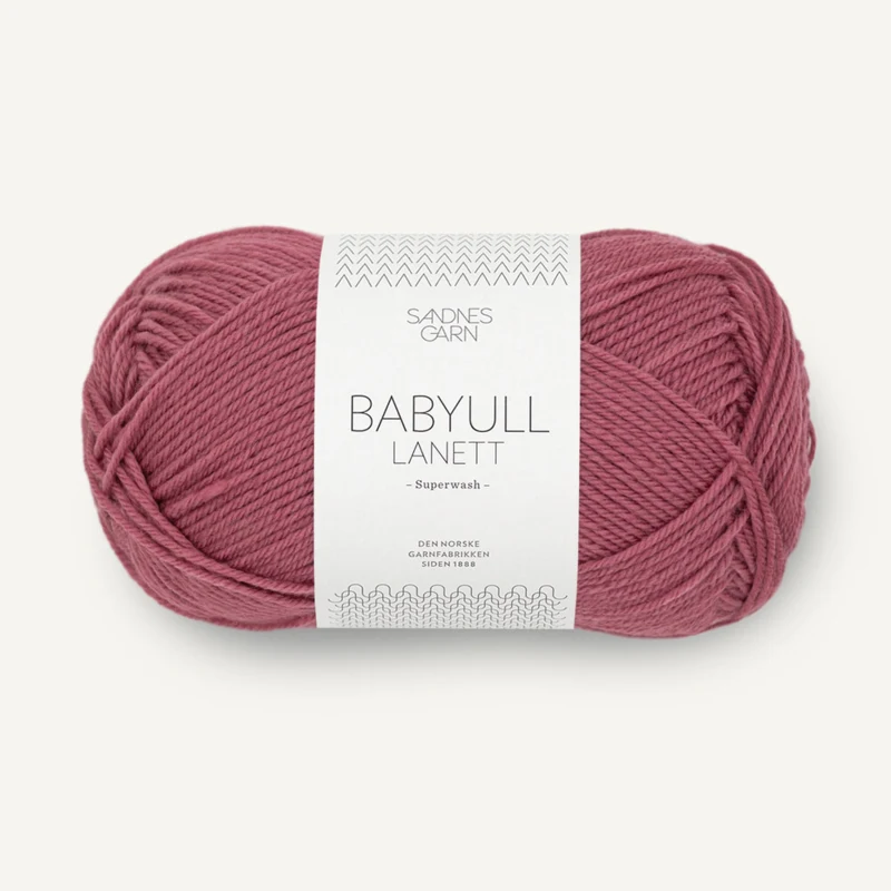 Sandnes Babyull Lanett 4244 Rosa Vecchio Scuro