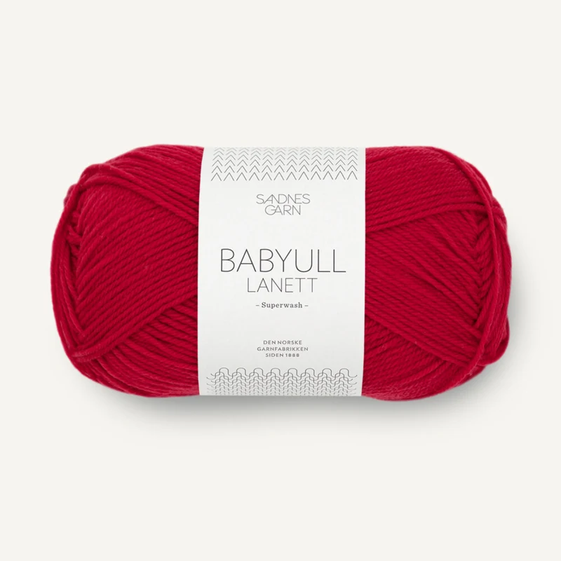 Sandnes Babyull Lanett 4128 Rosso