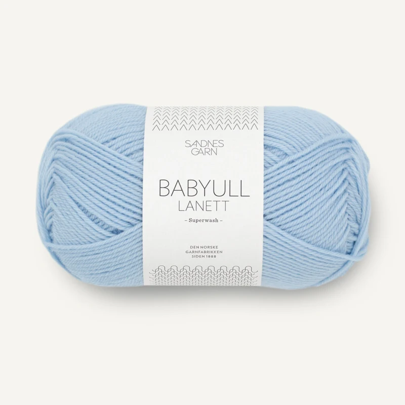 Sandnes Babyull Lanett 5930 Azzurro Claro