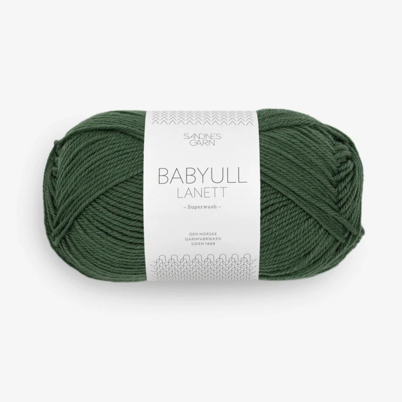 Sandnes Babyull Lanett 8082 Verde Foresta