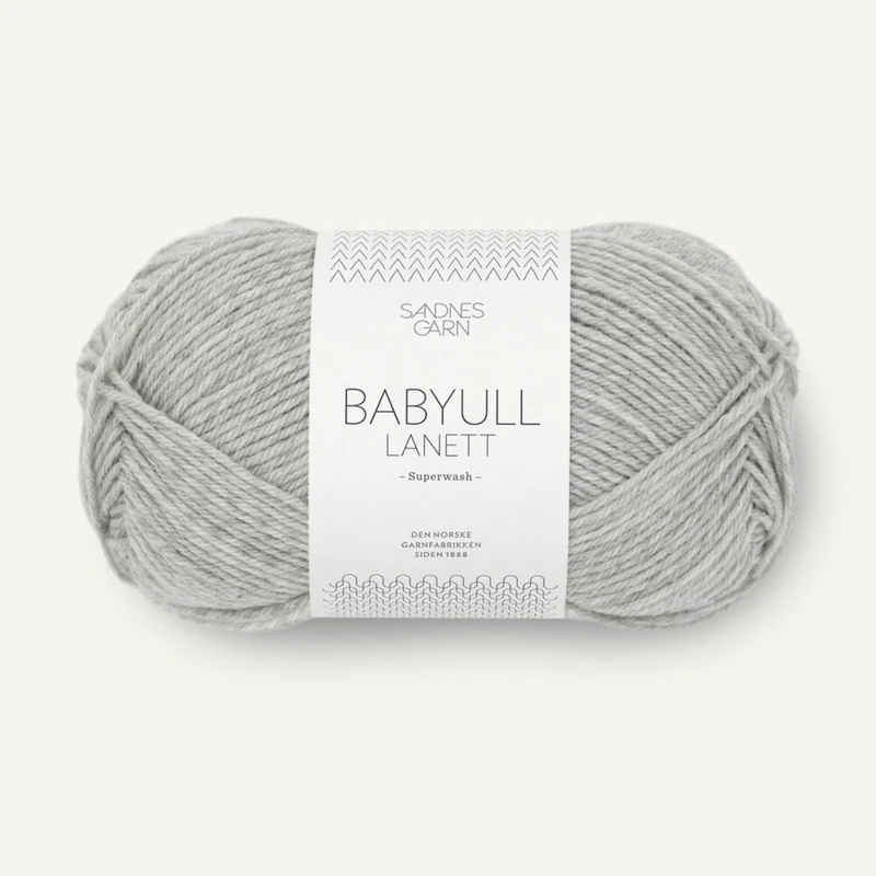 Sandnes Babyull Lanett 1022 Grigio Chiaro Mélange