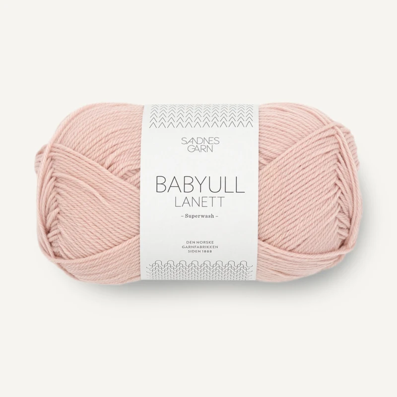 Sandnes Babyull Lanett 3521 Rosa Perla