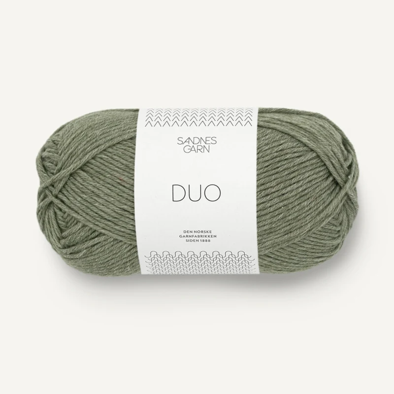 Sandnes Duo 9551 Verde Muschio Polveroso