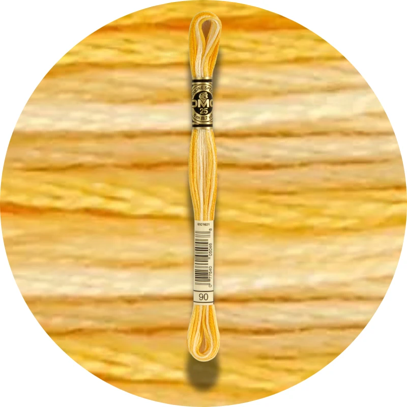 Filo da ricamo Diamant Grandé DMC art 381 col G3821 Oro chiaro