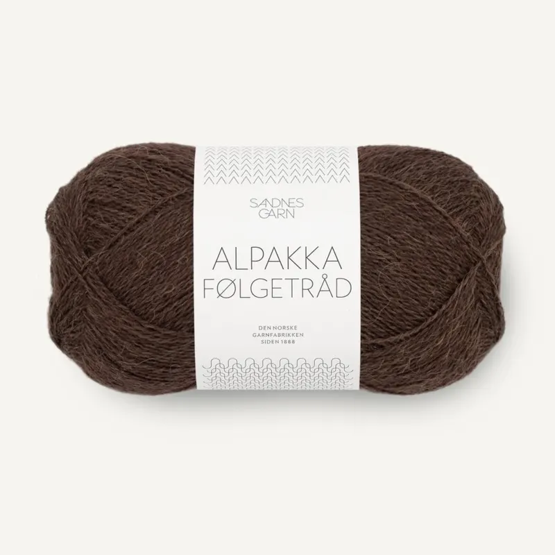 Sandnes Alpakka Følgetråd 3091 Cacao Nibs