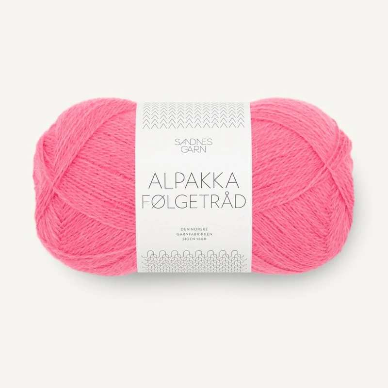 Sandnes Alpakka Følgetråd 4315 Rosa Bubblegum