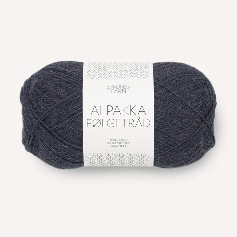 Sandnes Alpakka Følgetråd 6581 Grigio Blu Scuro